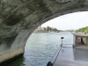 Pont royal, vue sur la passerelle Solférino, le pont de la Concorde et le grand palais