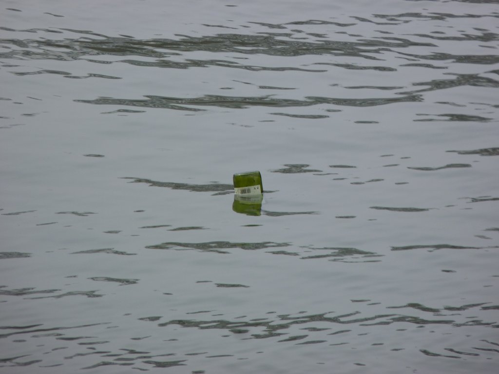 Une bouteille dans la Seine