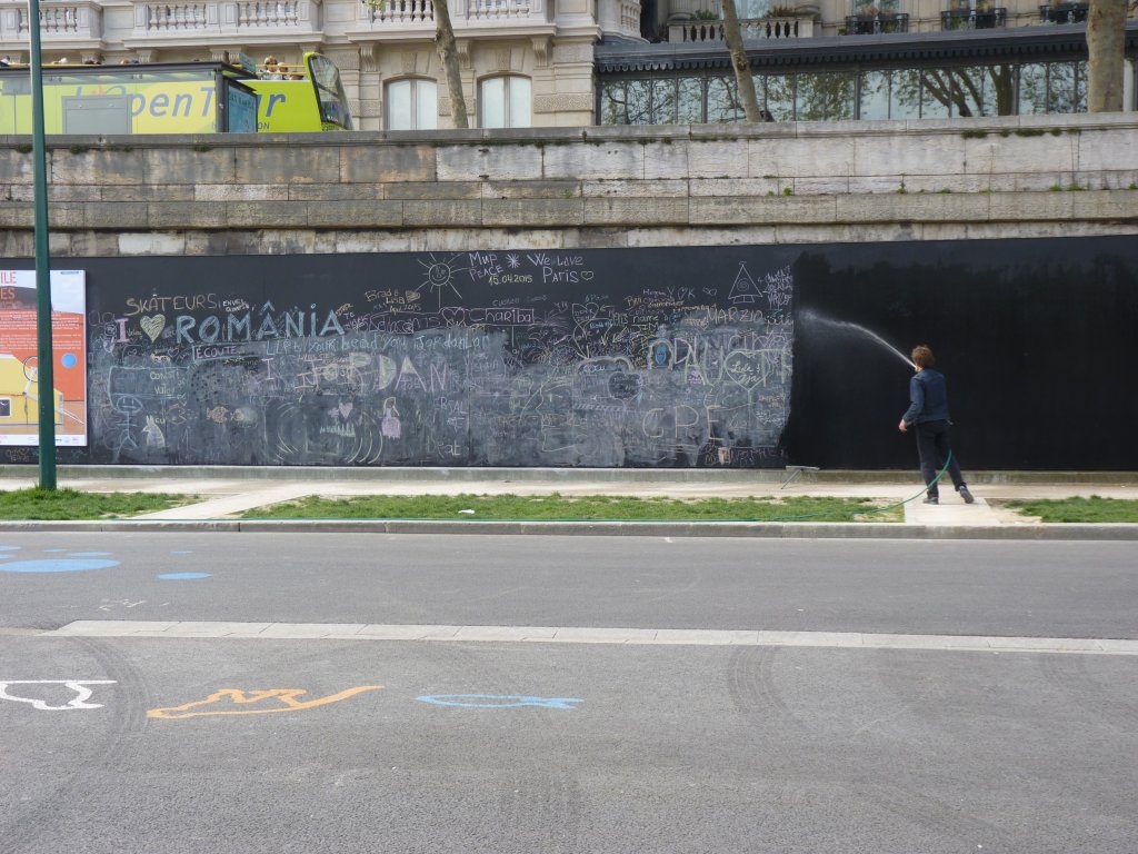 Le tableau noir des berges de Seine