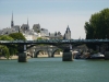 Pont des arts, pont neuf et île de la cité.