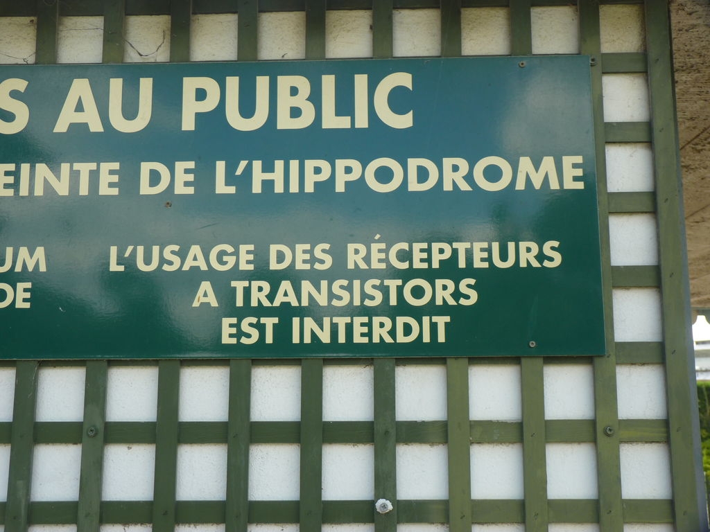 Interdit aux transistors