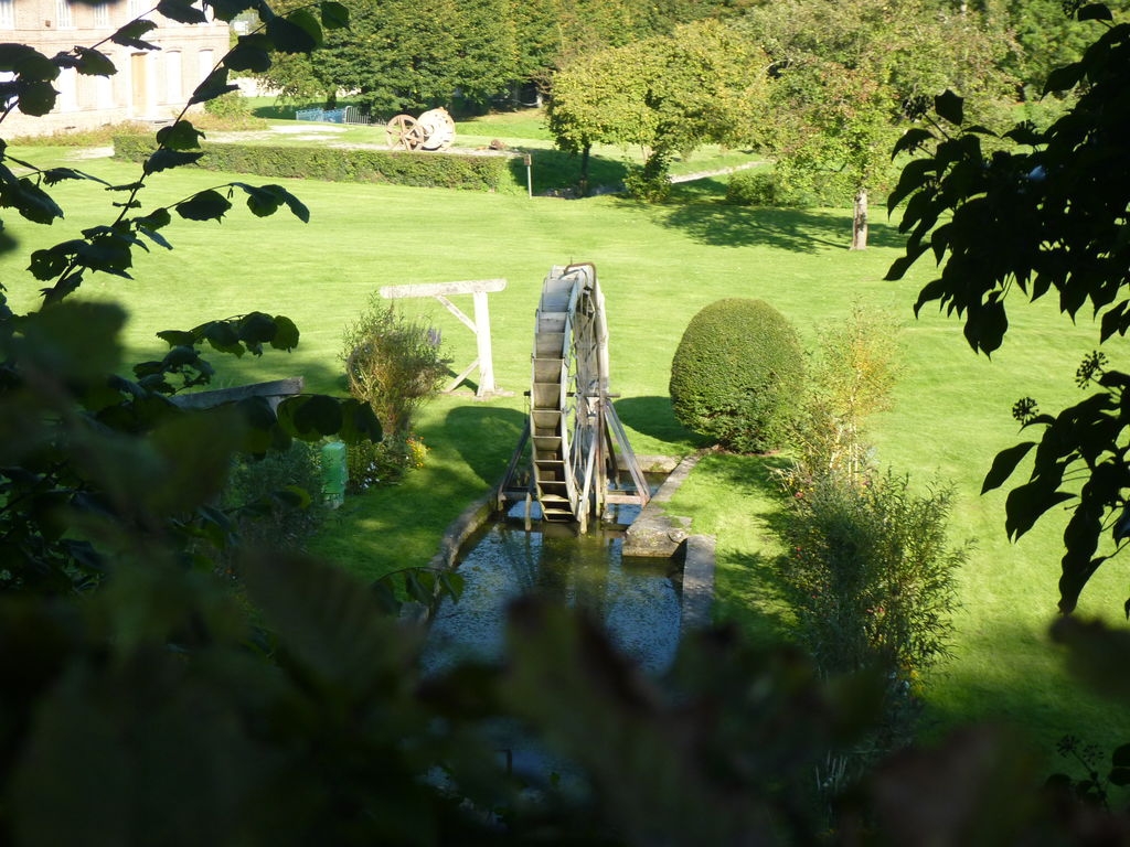 Roue à aubes de l'ancien prieuré de Saint-Philbert-sur-Risle