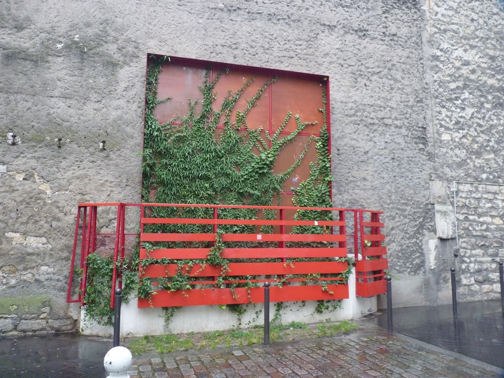 Panneau publicitaire végétalisé